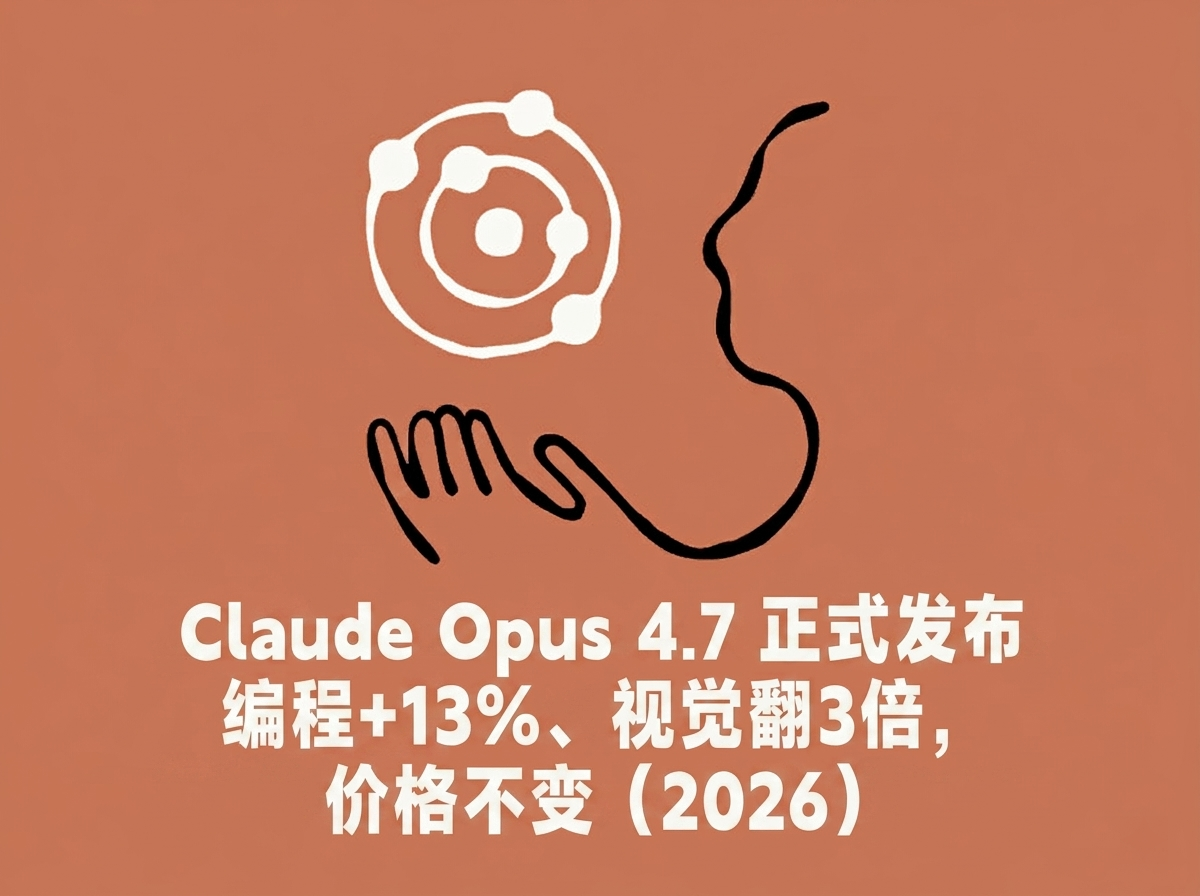 Claude Opus 4.7 正式发布：编程+13%、视觉翻3倍，价格不变（2026）
